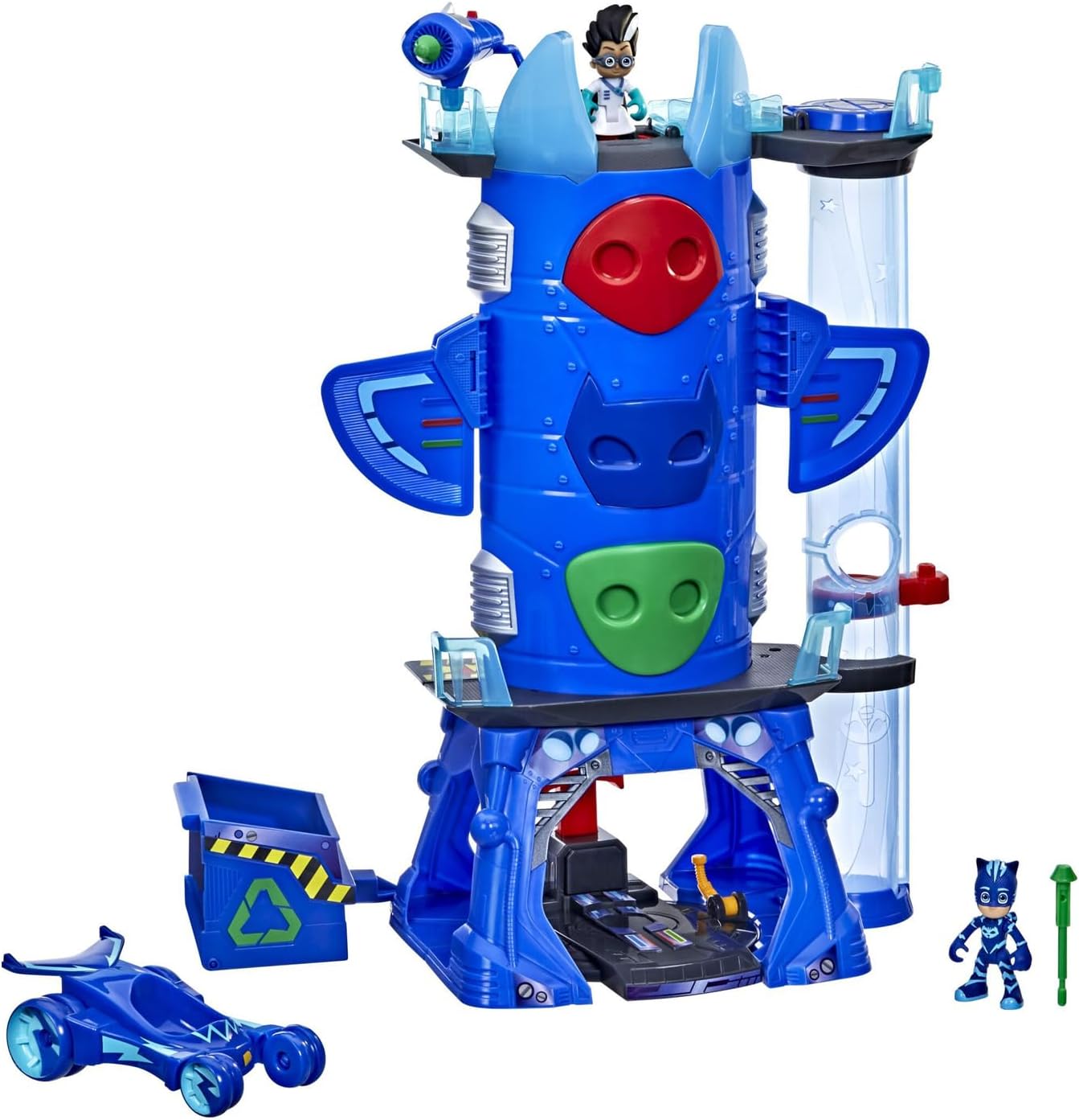 Игровой набор Hasbro PJ Masks Deluxe Battle HQ «База героев» с Кэтбоем и Ромео