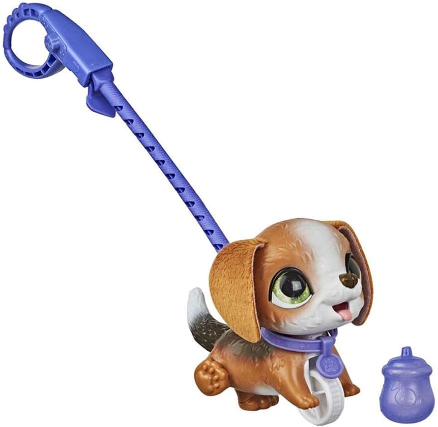 Игрушка Hasbro furReal Peealots Lil’ Wags «Бигль» с поводком и бутылочкой