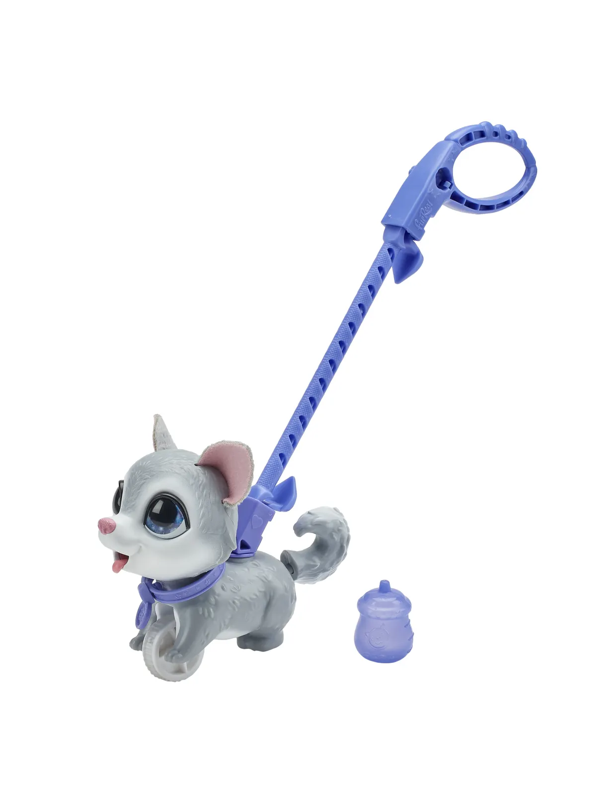 Щенок хаски furReal Peealots Lil’ Wags на поводке, Hasbro