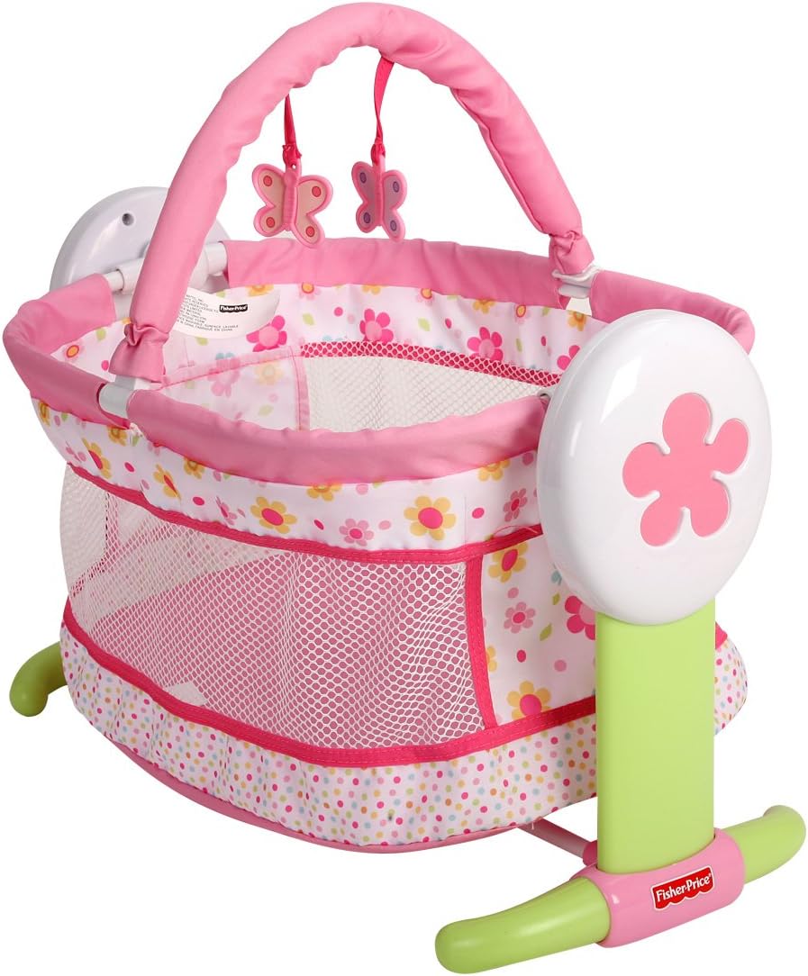Манеж-кроватка для кукол Fisher-Price Little Mommy Sleep ’n Play