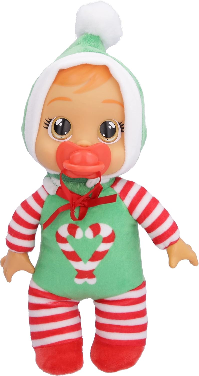 Кукла Cry Babies Tiny Cuddles Christmas Elfie в костюме эльфа
