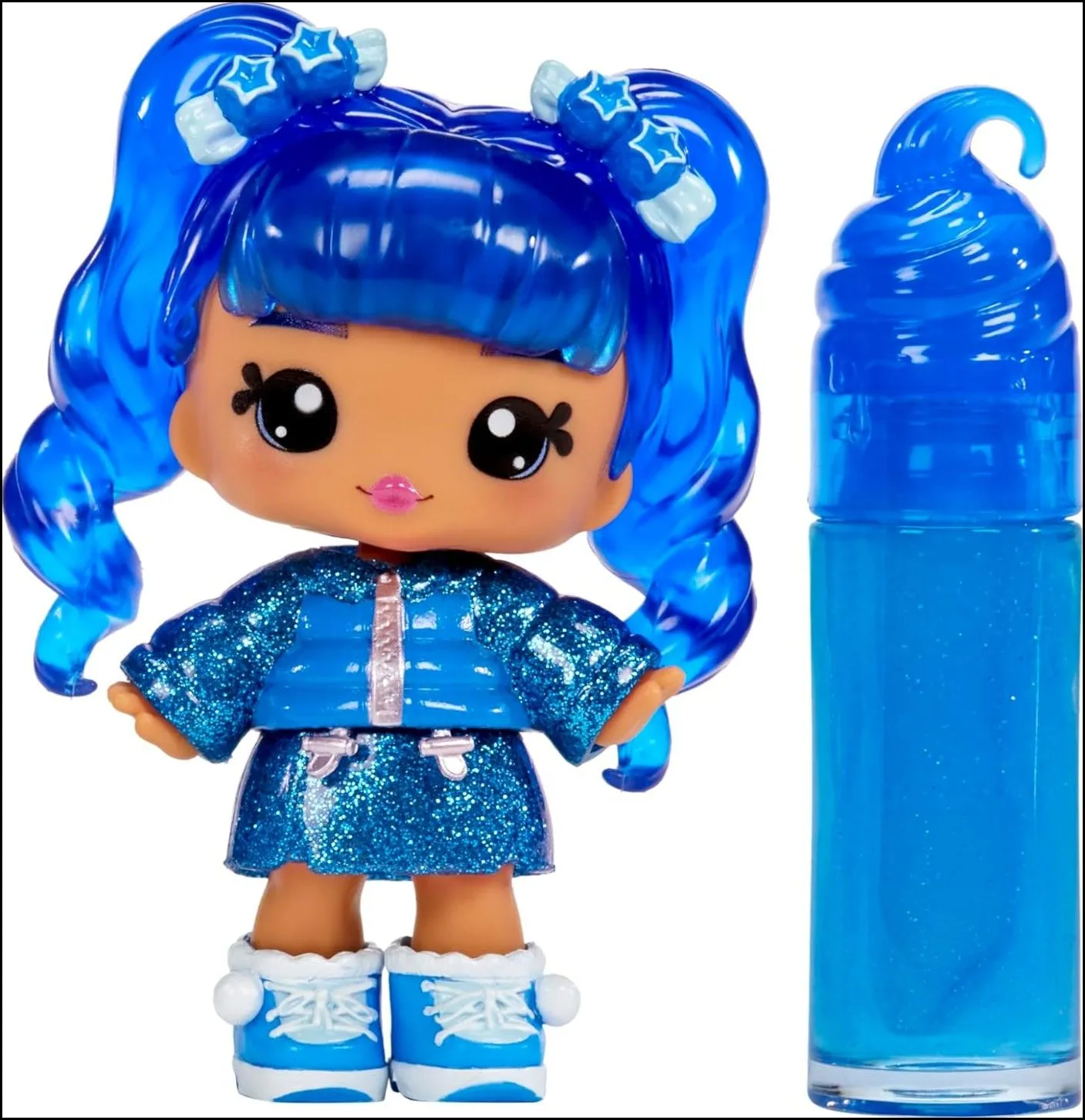 Мини-кукла Yummiland Rory Blueberry с набором для создания блеска для губ