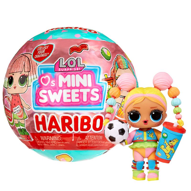 Кукла-сюрприз L.O.L. Surprise! Loves Mini Sweets × Haribo в шаре, 1 случайный персонаж