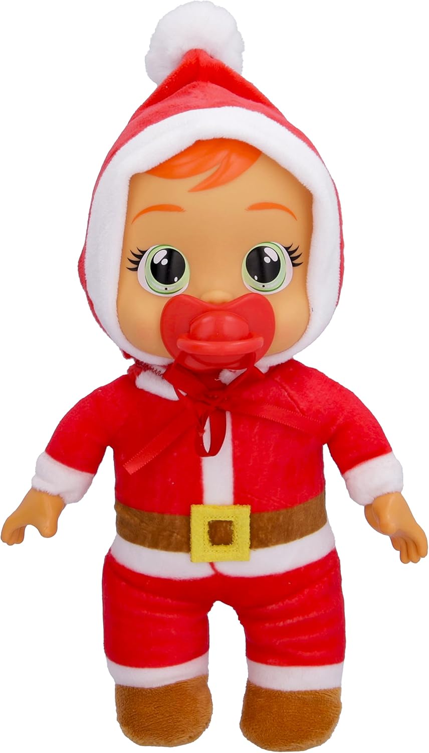 Кукла Cry Babies Tiny Cuddles Xmas Клаус в костюме Санты, 25 см