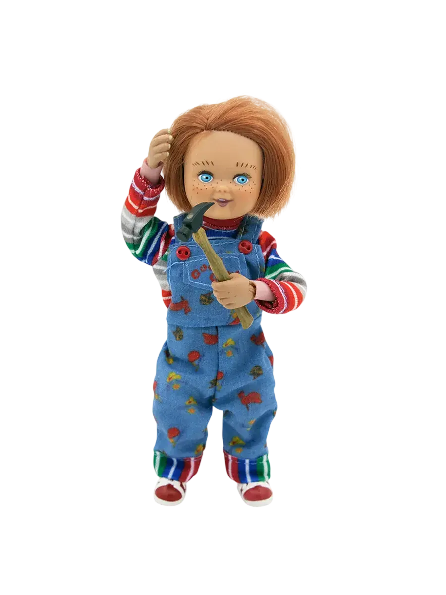 Коллекционная фигурка Чаки NECA Reel Toys Good Guys с молотком